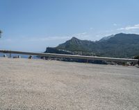 Balearic Islands: Seaside Parking Lot with Ocean Views