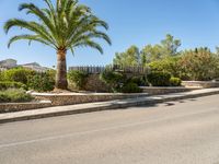 Residential Road in the Balearic Islands: A Serene Landscape