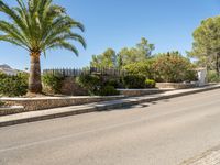 Residential Road in the Balearic Islands: A Serene Landscape