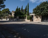 Road in the Balearic Islands: Under a Clear Sky