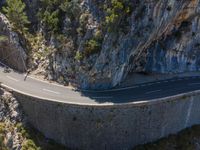 Balearic Islands Road: A Top-Down View of Nature