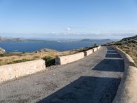 Road Traveling with Ocean Views in the Balearic Islands