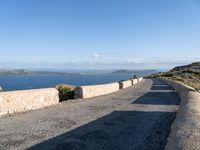 Road Traveling with Ocean Views in the Balearic Islands