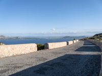 Road Traveling with Ocean Views in the Balearic Islands