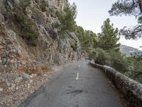 Balearic Islands: Rock Wall in Nature