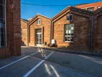 Barcelona Brick Wall: The Play of Light and Shadow