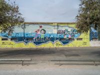 Barcelona City Life: The Vibrant Graffiti Wall