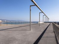 Barcelona Coastal Road: A View of the Ocean