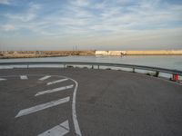 Barcelona Coastline at Dawn: A Cityscape View