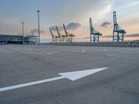 Barcelona Coastline: A Pier at the Harbor