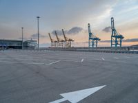 Barcelona Coastline: A Pier at the Harbor