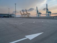 Barcelona Coastline: A Pier at the Harbor