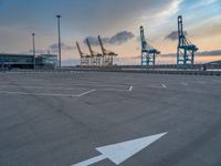 Barcelona Coastline: A Pier at the Harbor