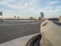 Barcelona at Dawn: Modern Architecture along the Coastline