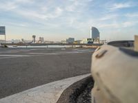 Barcelona at Dawn: Modern Architecture along the Coastline