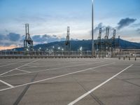 Barcelona Harbor at Dawn: A Captivating Coastal View