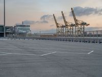 Barcelona Harbor at Dawn: A Picturesque Pier Scene