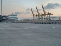 Barcelona Harbor at Dawn: A Picturesque Pier Scene