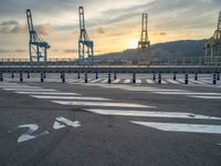 Barcelona Harbor at Sunrise: A Modern Pier with Stunning Views