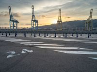 Barcelona Harbor at Sunrise: A Modern Pier with Stunning Views