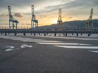 Barcelona Harbor at Sunrise: A Modern Pier with Stunning Views