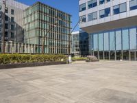 Barcelona High-Rise: Glass Facade on an Elevated Structure