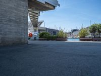 Barcelona's Modern Architecture Bridge: A Path to the Pier