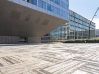 an empty courtyard and building in front of it is very nice for photoshopping