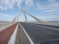 Barcelona's Modern Bridge: A Stunning View of Spain's Coastline