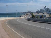 Barcelona's Modern Bridge: Spanning Over the Ocean