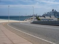 Barcelona's Modern Bridge: Spanning Over the Ocean