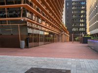 Barcelona Modern Office Building: A Sleek Entryway