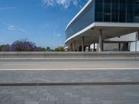 Barcelona's Modern Office Building: A Profile View