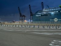 Barcelona Pier: A Captivating Night View