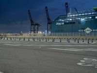 Barcelona Pier: A Captivating Night View