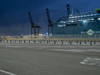 Barcelona Pier: A Captivating Night View