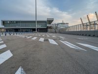 Barcelona Road: Pier by the Coastline at Dawn