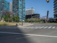 Barcelona Roundabout: A Reflection of Modern Architecture