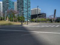 Barcelona Roundabout: A Reflection of Modern Architecture