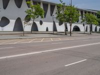 Barcelona, Spain: Clear Sky and Modern Architecture