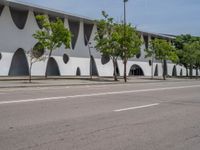 Barcelona, Spain: Clear Sky and Modern Architecture