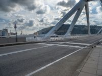 Barcelona, Spain: Coastal Road and Jetty Bridge