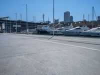 Barcelona, Spain: Coastal Skyline and Jetty