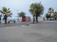 Barcelona, Spain: Concrete Surfaces and Ocean Views