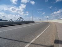 Barcelona, Spain: A Modern Architecture Bridge Leading to a Pier