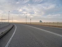 Barcelona, Spain: A Modern Bridge over Coastal Waters