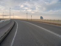 Barcelona, Spain: A Modern Bridge over Coastal Waters