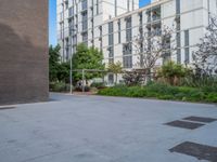 Barcelona, Spain: A Modern Residential Courtyard