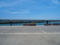 Barcelona, Spain: A Road Along the Coastal Coastline