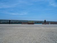 Barcelona, Spain: A Road Along the Coastal Coastline